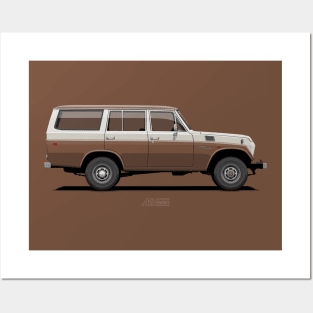 Land Cruiser FJ55 - Brown Posters and Art